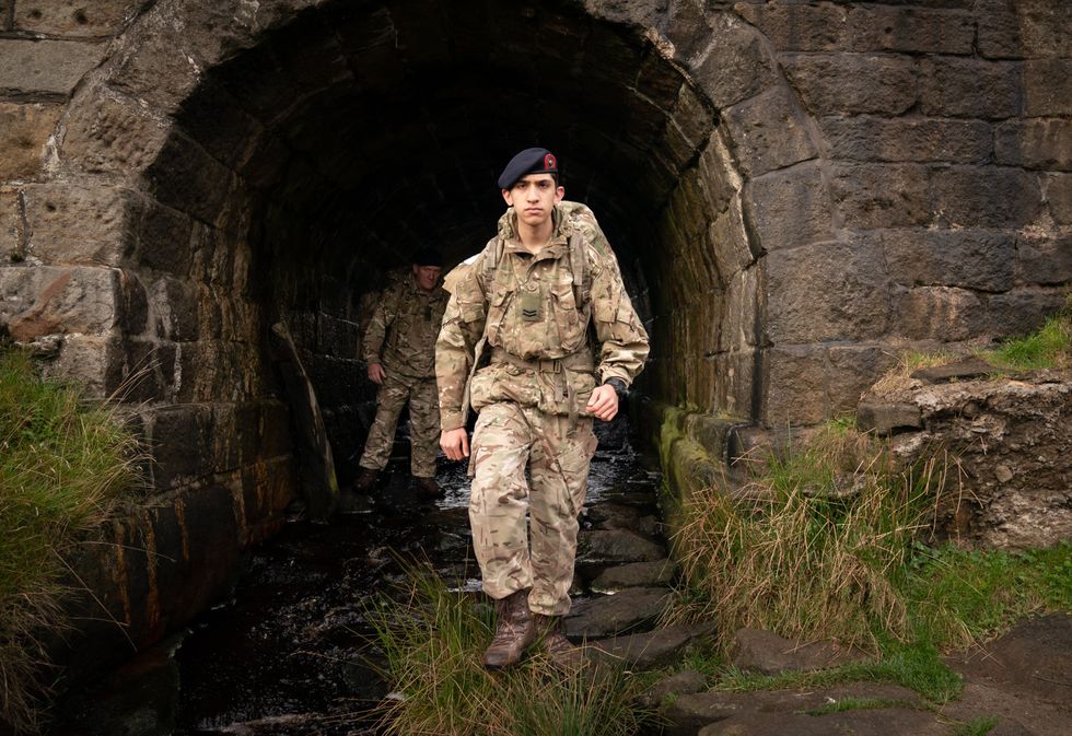 Sal Hussain at Burbage Brook, in the Peak District, near Sheffield (Danny Lawson/PA)