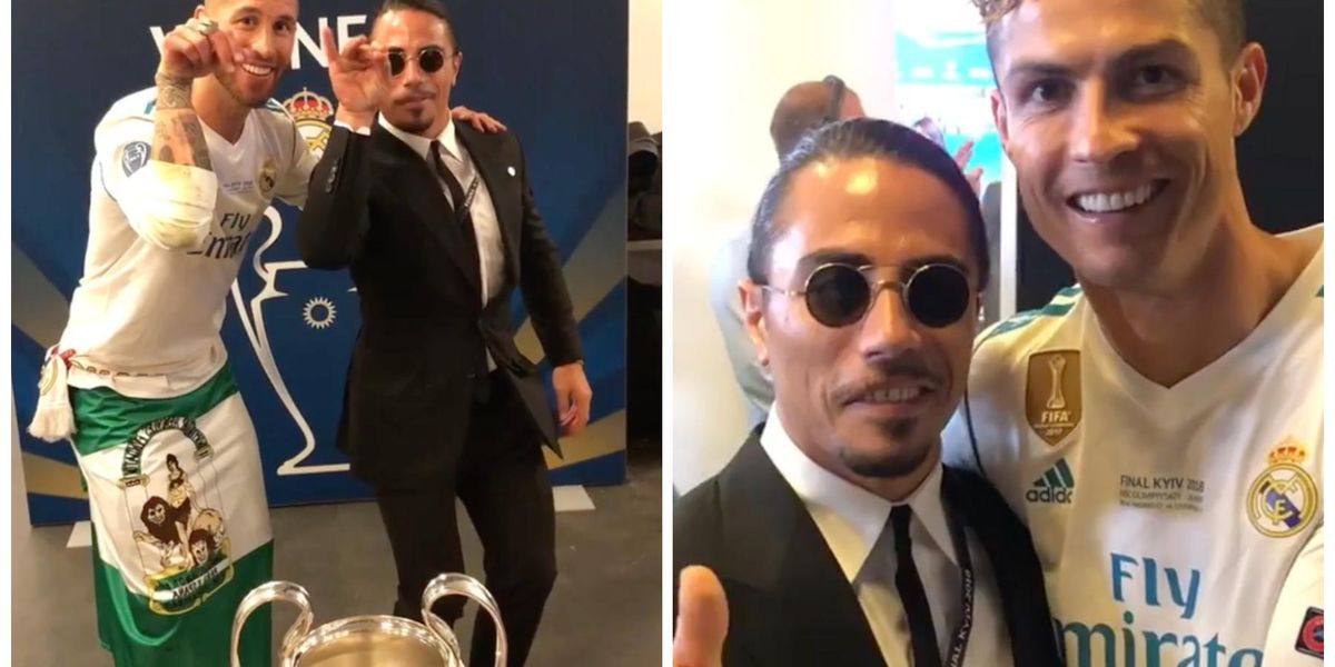 Footage emerges of Salt Bae crashing another cup final | indy100