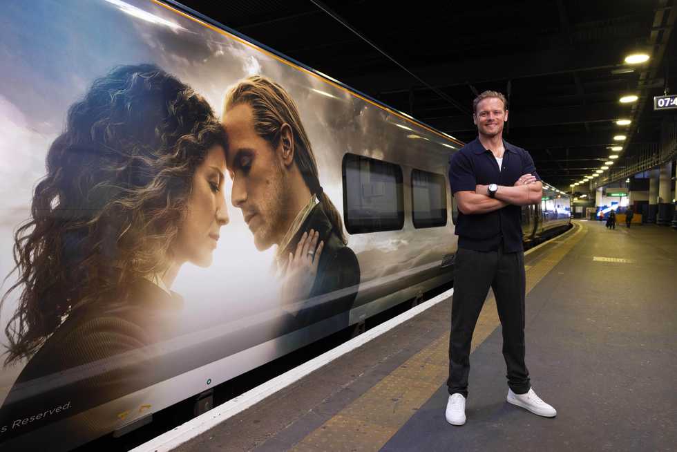 Caledonian Sleeper train given Outlander makeover in celebration of the show