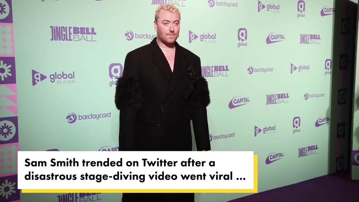 Everyone can relate to Sam Smith's outfit at the Barbie pink carpet premiere