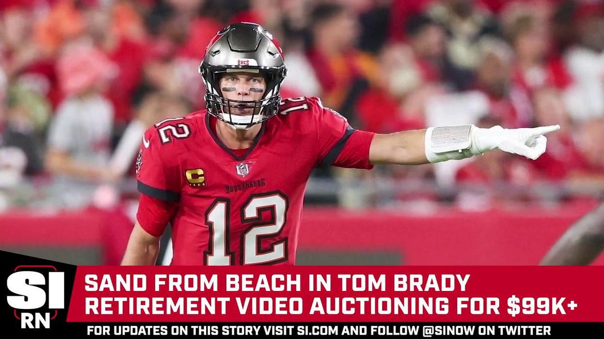 Tom Brady's 'retirement sand' selling on eBay for $99,000