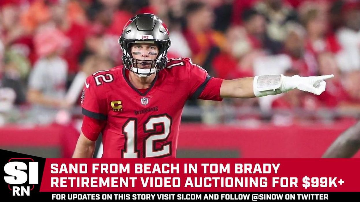 Tom Brady's 'retirement sand' selling on eBay for $99,000