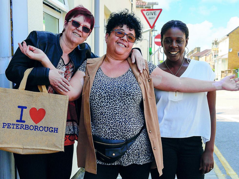 Sandra Williams, Carmen Chin and Maureen Mayers