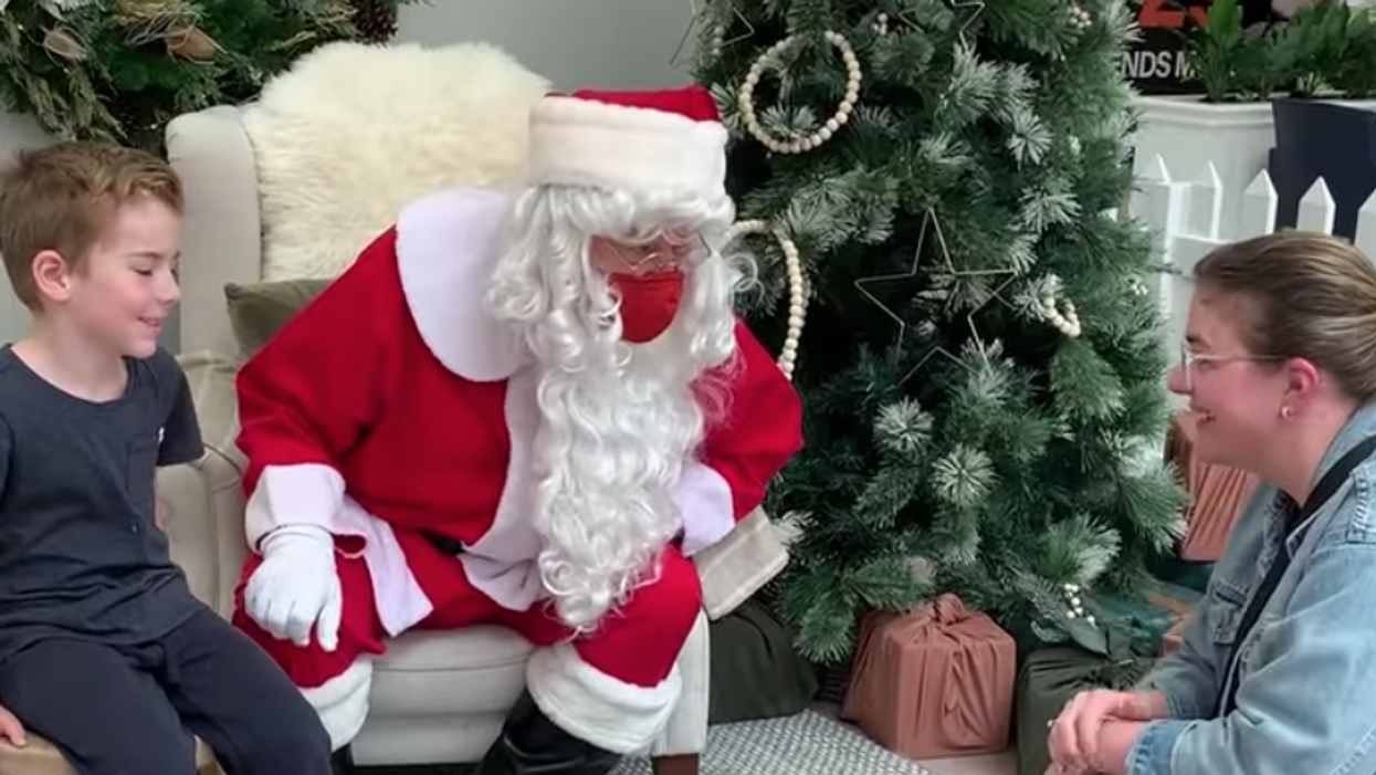 <p>Santa Claus asked a mom if there was anything she could do to ‘fix’ her deaf son’s hearing</p>