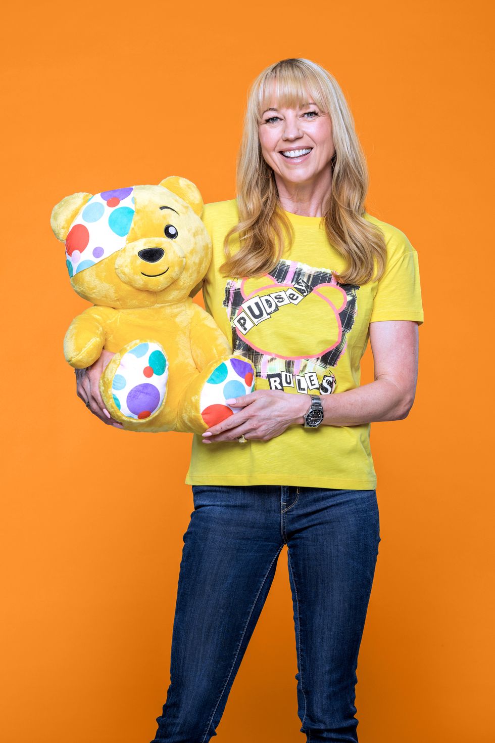 Sara Cox receives support from The Rock ahead of Children In Need challenge