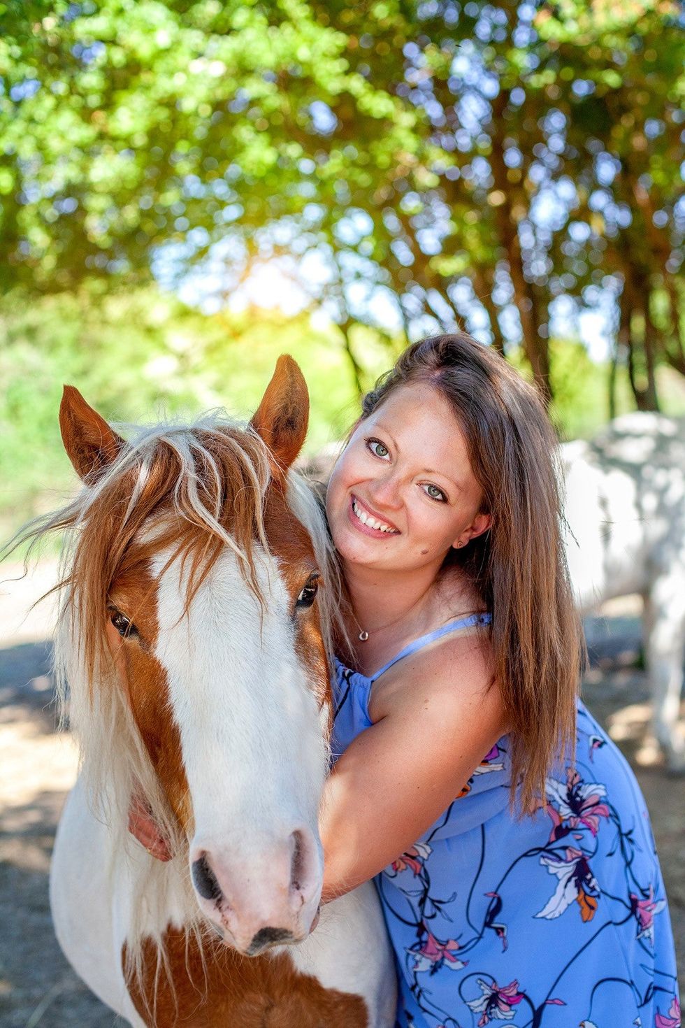 Sarah Stephens, who set up Spirit and Soul Equine Therapy Service after being diagnosed with breast cancer (Macmillan/PA)