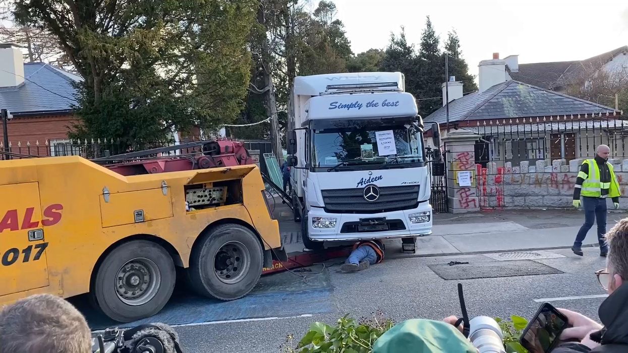 Russian Embassy in Ireland trolled after branding truck crash a ‘barbaric action'