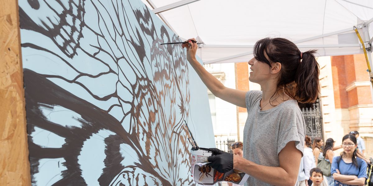 Science Performance Art Scientists and artists create live art based on groundbreaking research ...