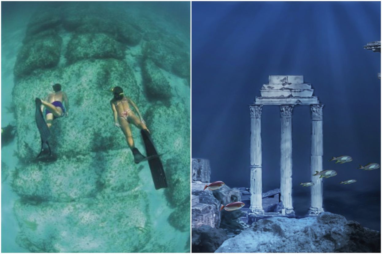 Divers discover the 'lost highway to Atlantis' in the Caribbean Sea