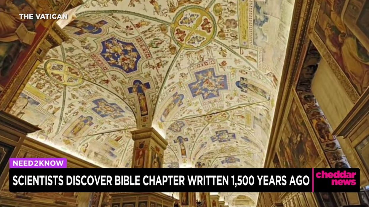 Scientists find hidden chapter of Bible missing for centuries