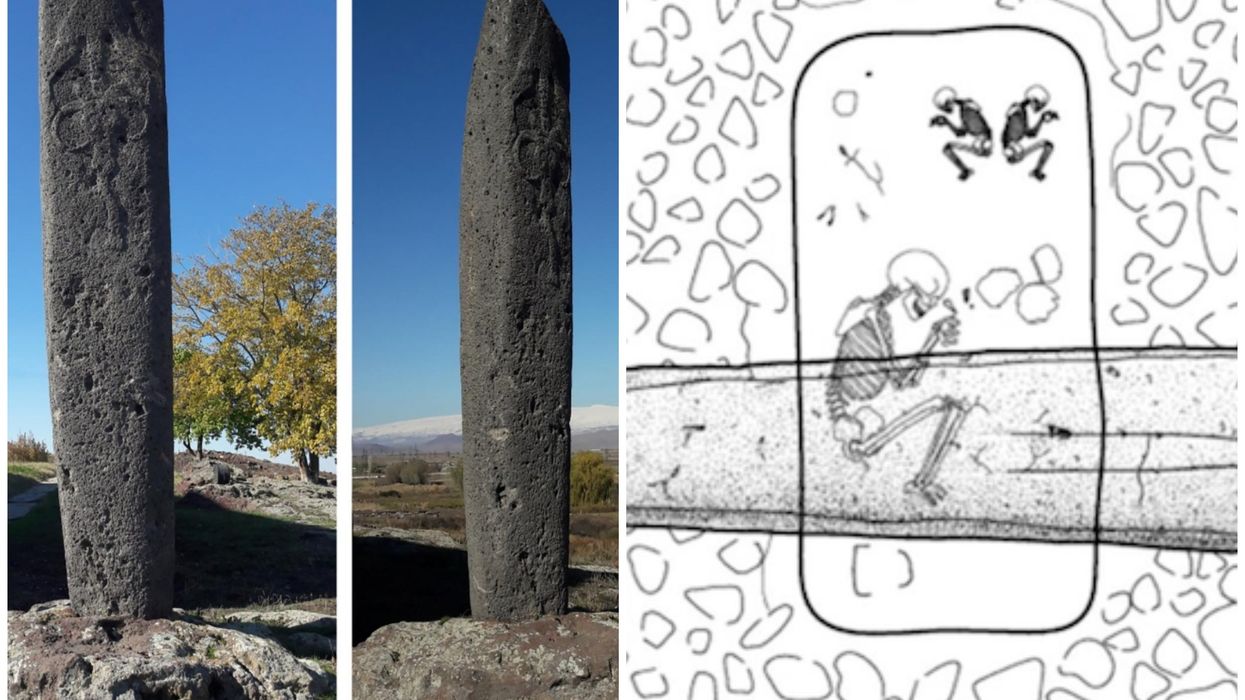 Babies buried beneath 'dragon stone' likely had an extraordinary relationship