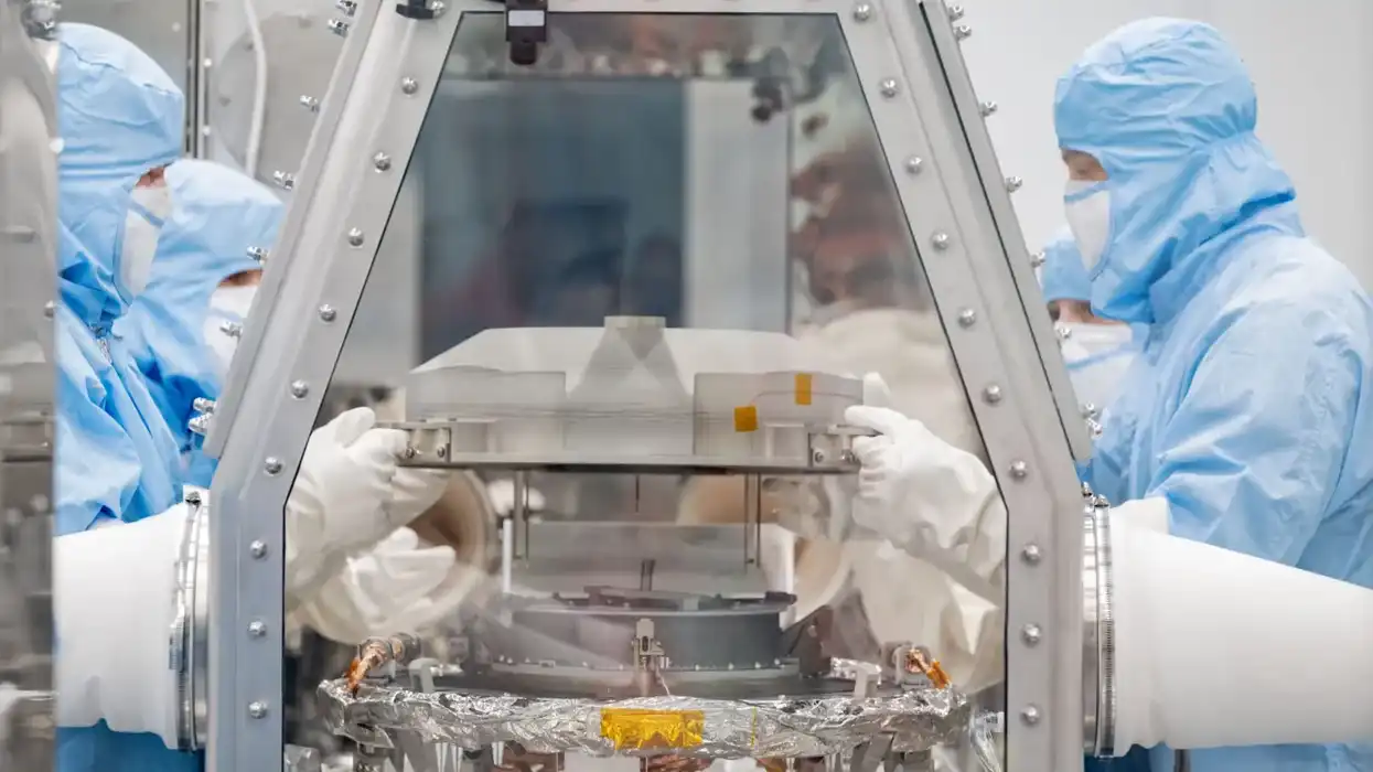 Scientists audibly gasp as they open long-awaited delivery from space