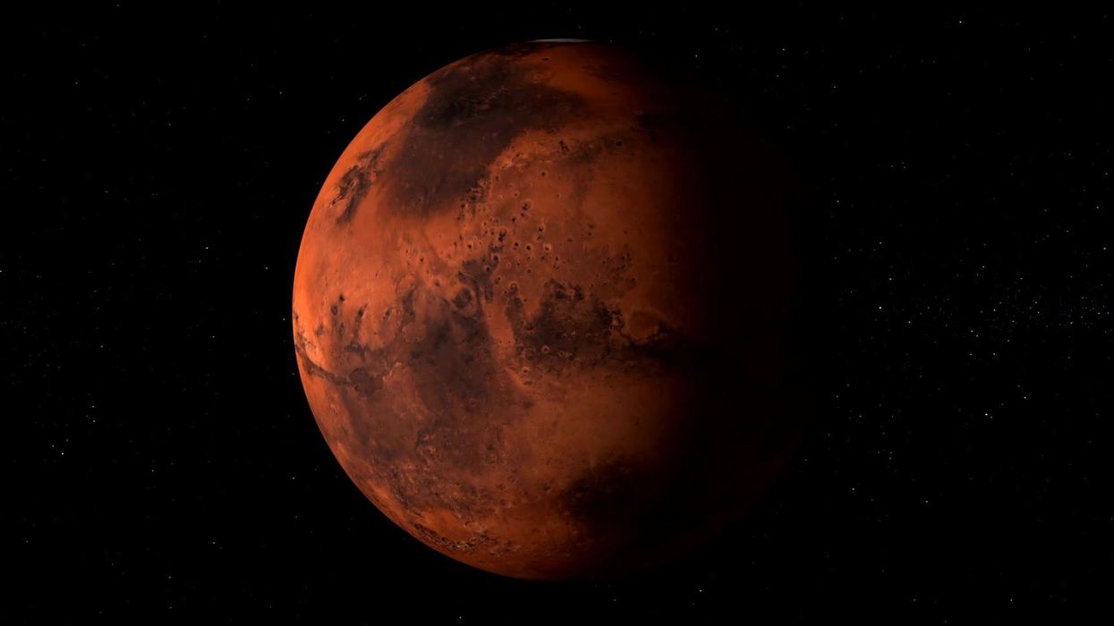 Dusty ice on Mars could indicate life on the planet