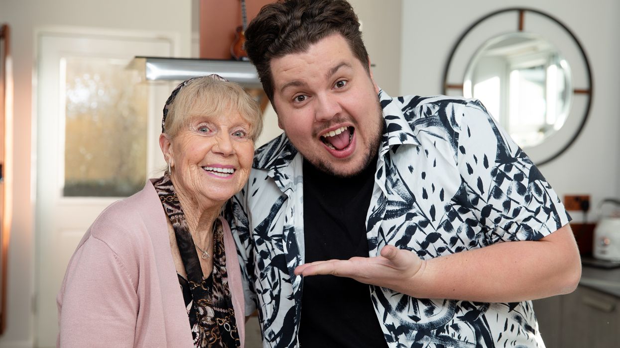 Scott Paige and his grandmother Dot