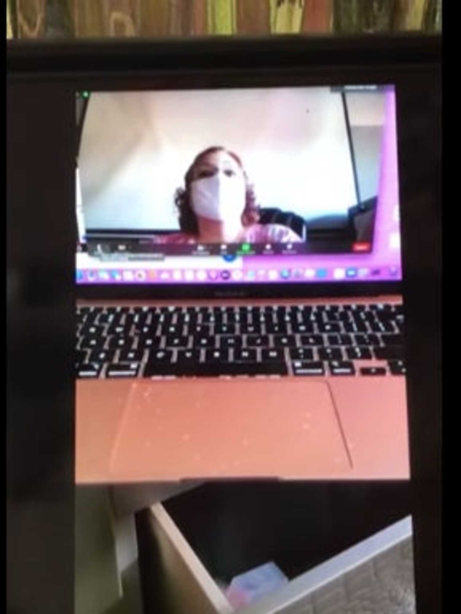 Screengrab of teacher zoom call