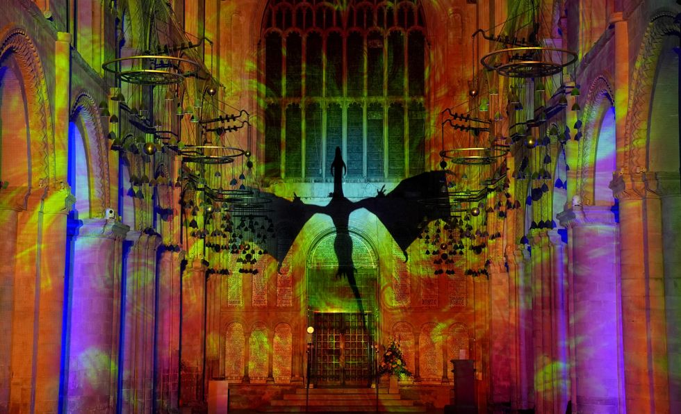 Cathedral lights up to celebrate its history in immersive experience