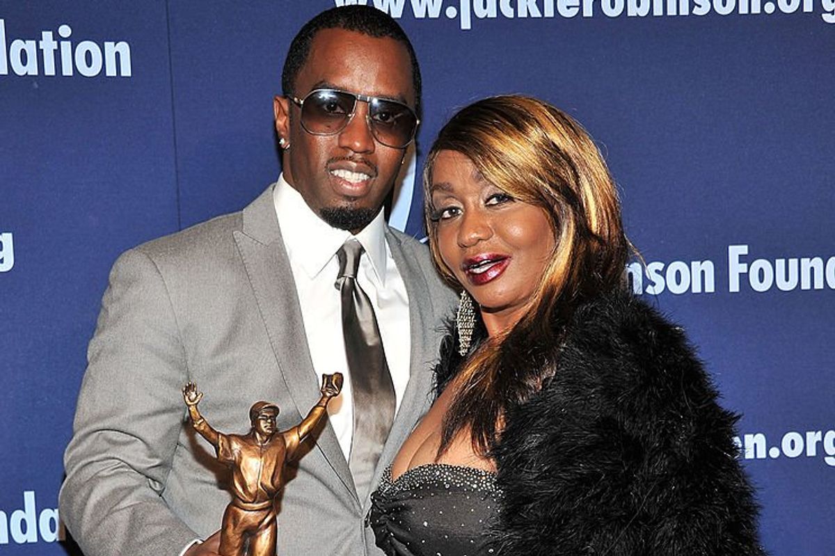 Sean "Diddy" Combs and Janice Combs attend the 2011 Jackie Robinson Foundation Awards Gala on March 7, 2011 in New York City