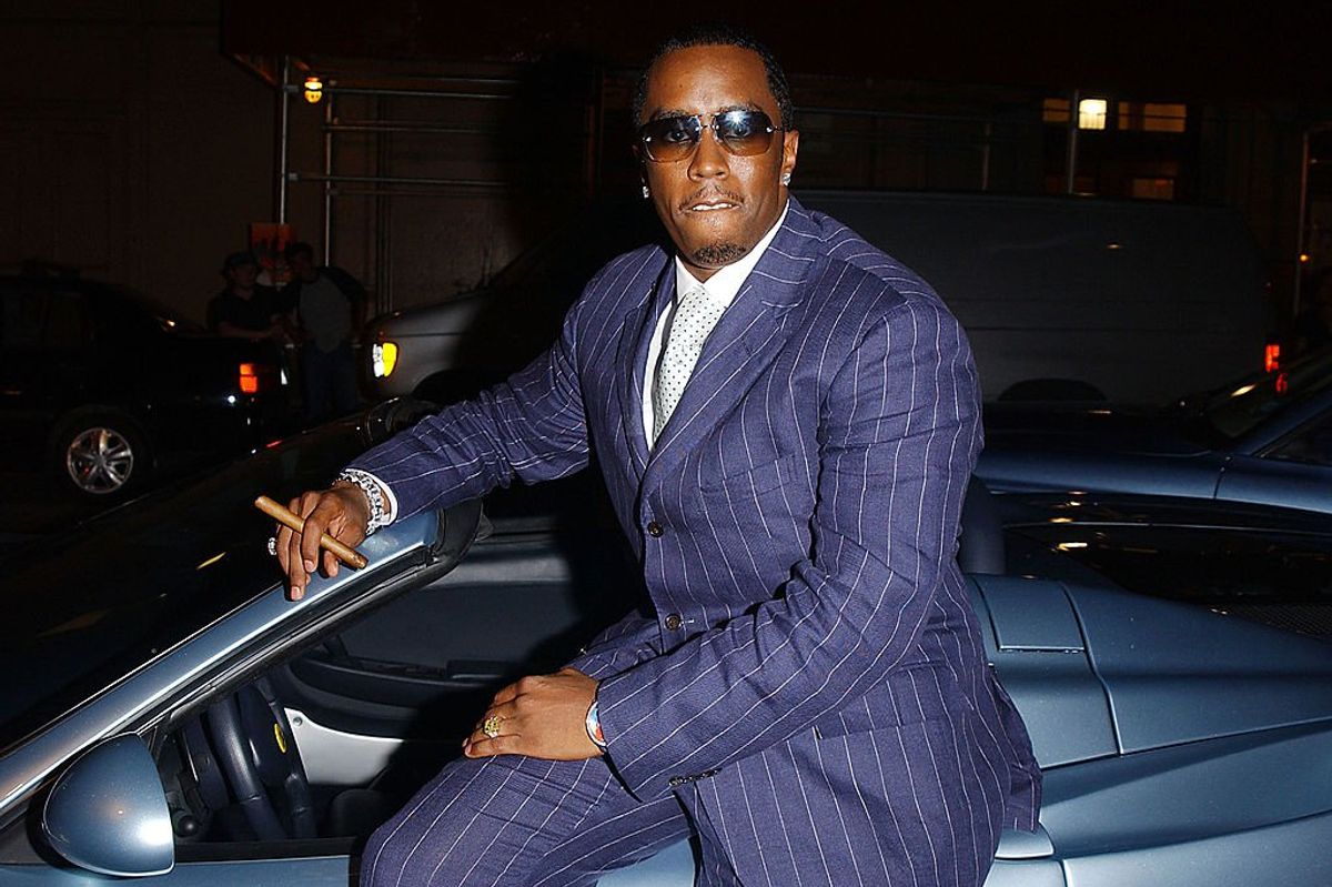 Sean 'Diddy' Combs arrives for his "Sean (P. Diddy) Combs Bad Boy Entertainment Party" at Eugene's on July 2, 2002 in New York City