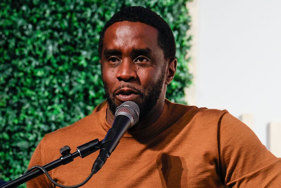 Sean "Diddy" Combs speaks during the National Town Hall on September 21, 2023 in Washington, DC