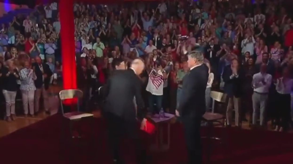 Sean Hannity's Republican diversity claim bursts into flames because of where he is sitting