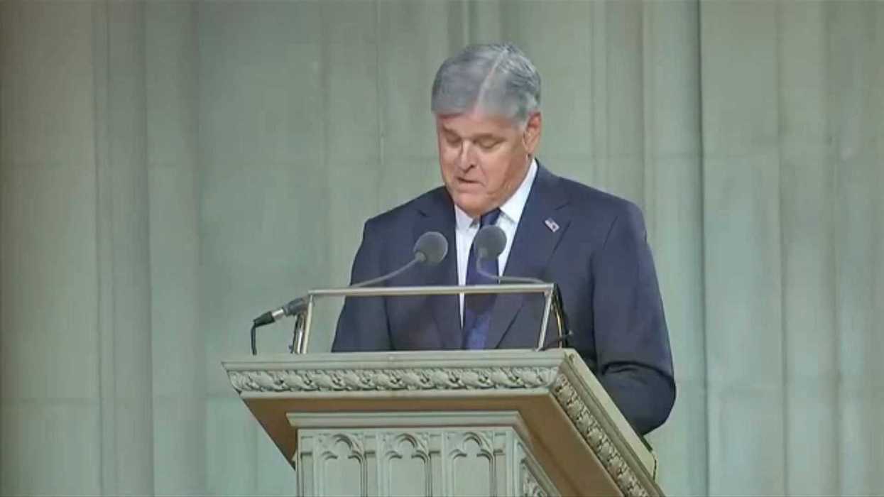 Sean Hannity accused of disrespect after heaping praise on Trump in Lindsey Graham eulogy