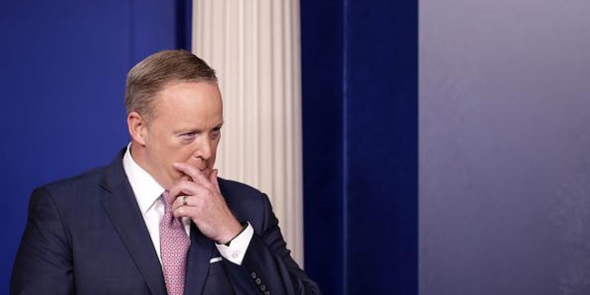 Sean Spicer marked D-Day on Twitter and was only off by six months