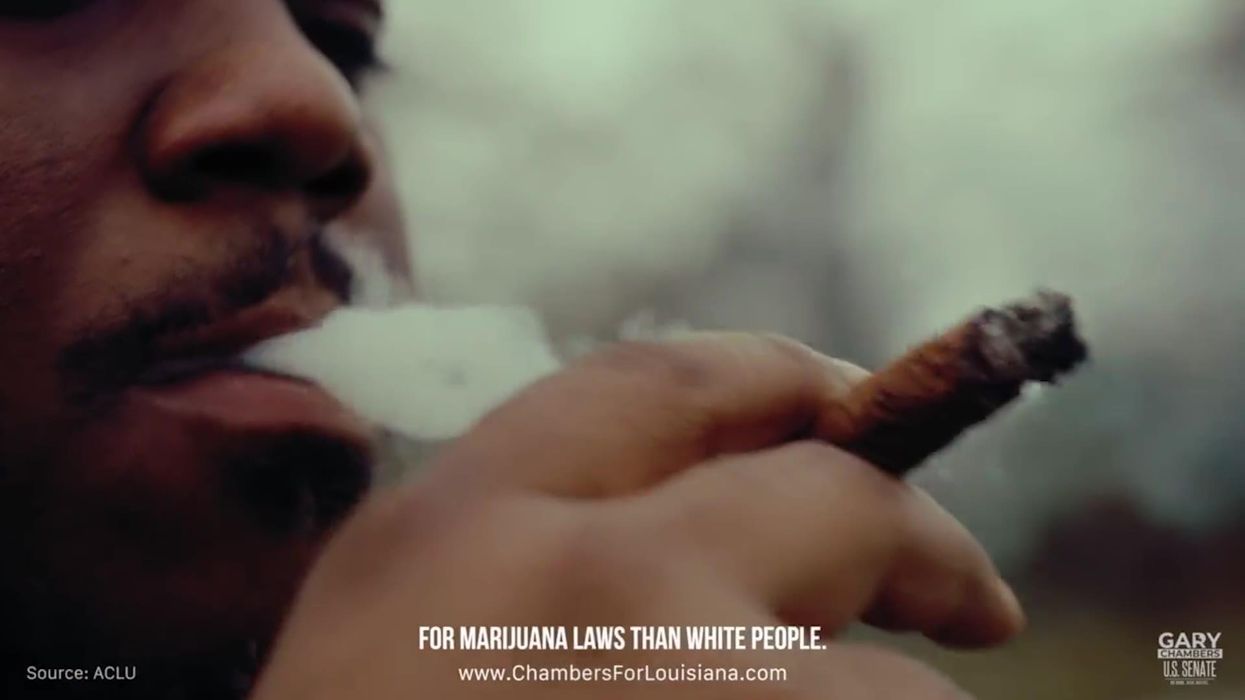 Senate candidate Gary Chambers smokes marijuana in campaign ad