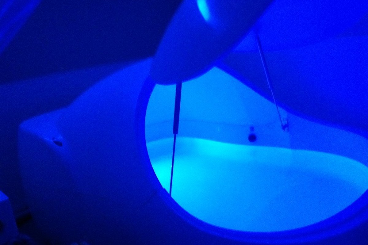 What is it like to float in a sensory deprivation tank for an hour?