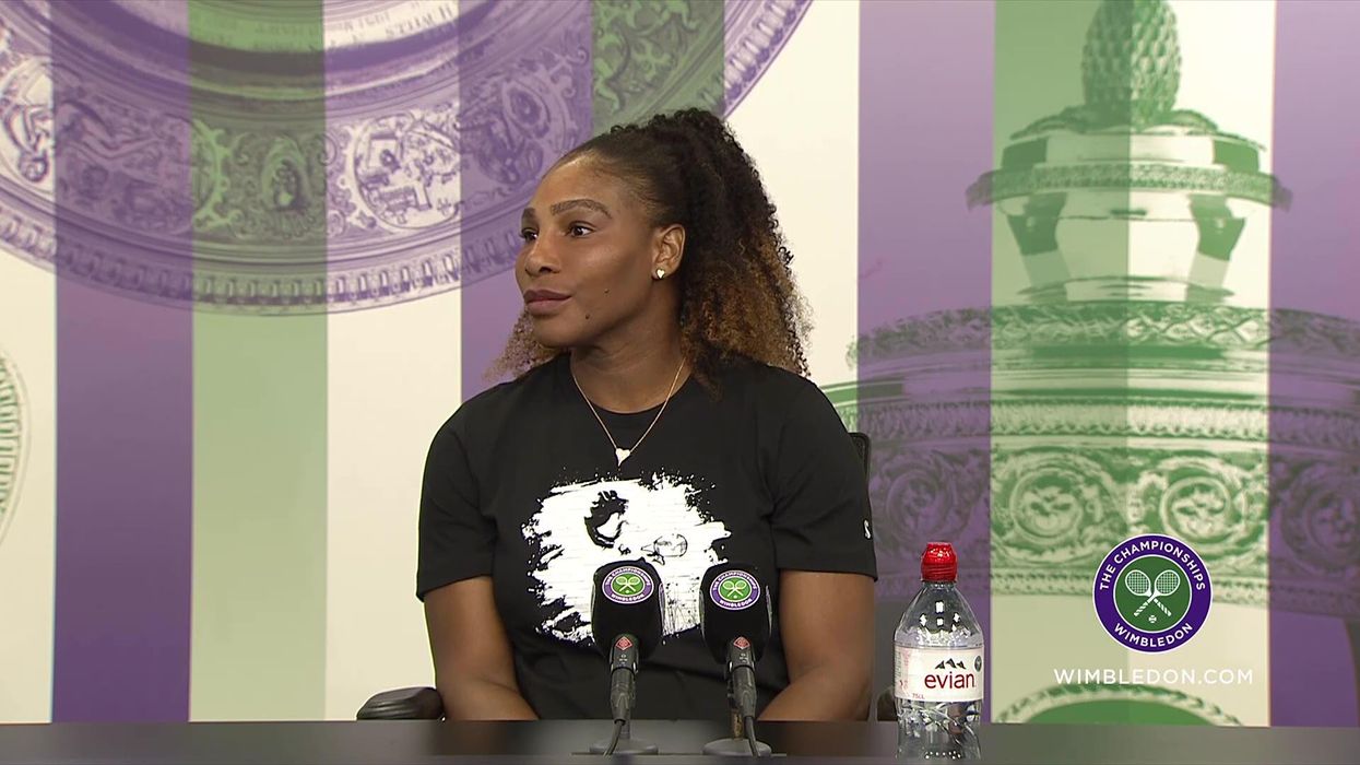 Serena Williams has blunt response to question about her Wimbledon draw