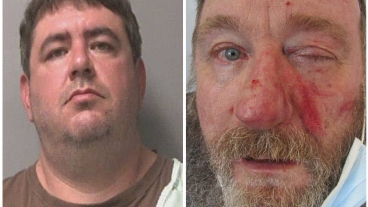 <p>Shane Michael (left) was convicted of the willful injury of Mark Dinning (right)</p>