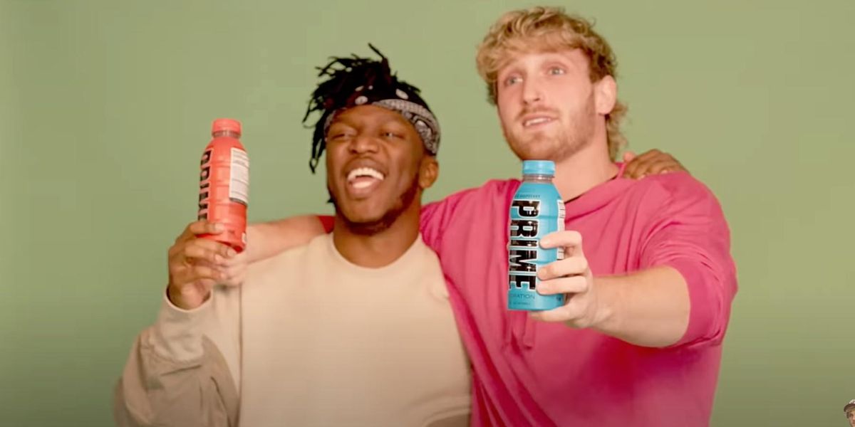 Bottles of KSI and Logan Paul's Prime drink are being sold on eBay for £400