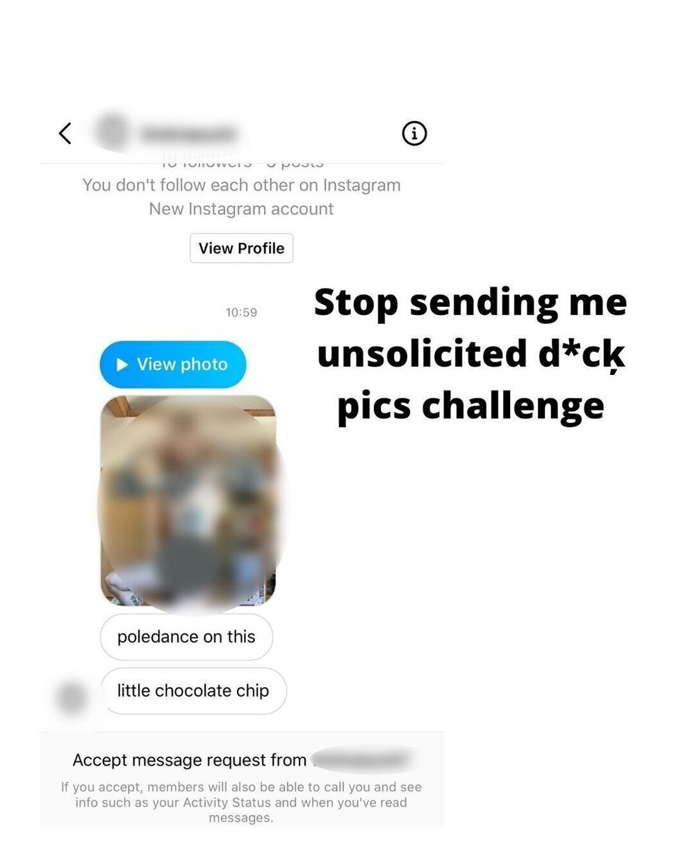 She received this message out of the blue