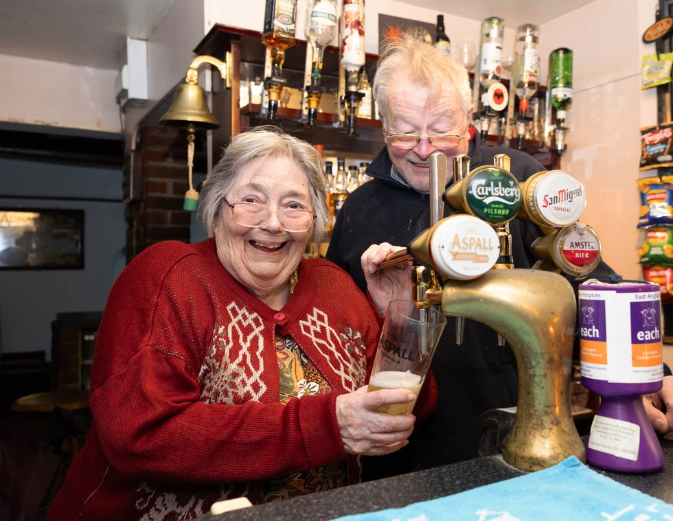 Care home resident makes emotional return to pub she ran for 27 years