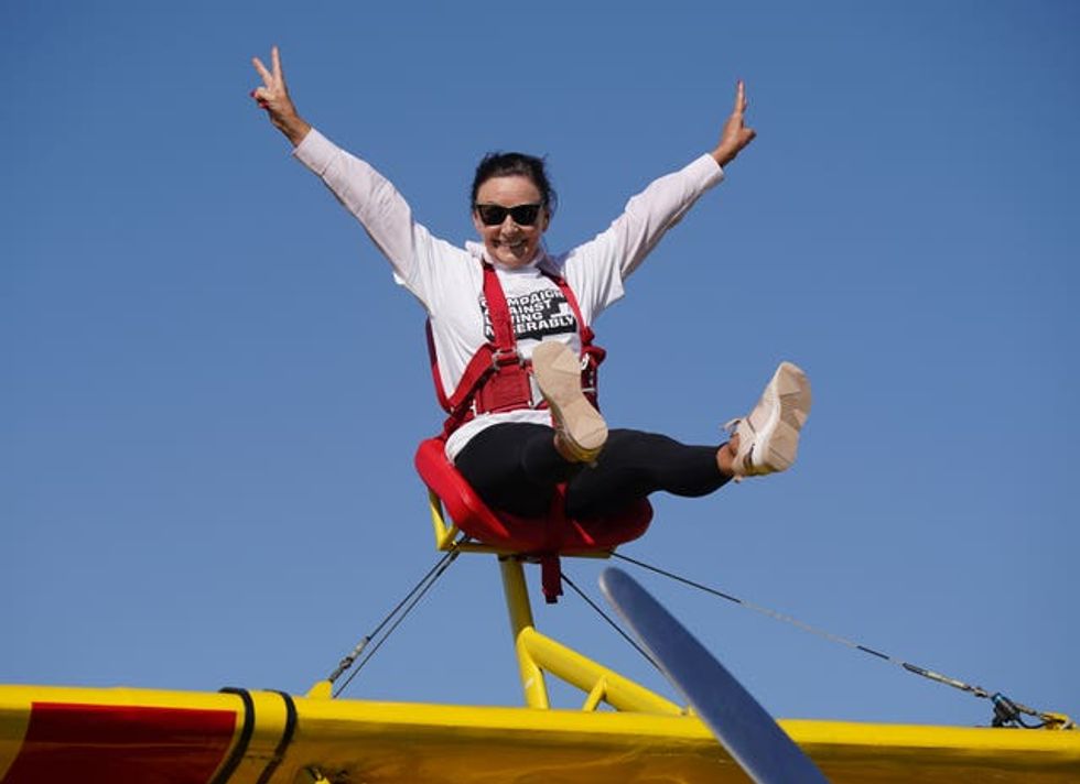 Shirley Ballas wing walk