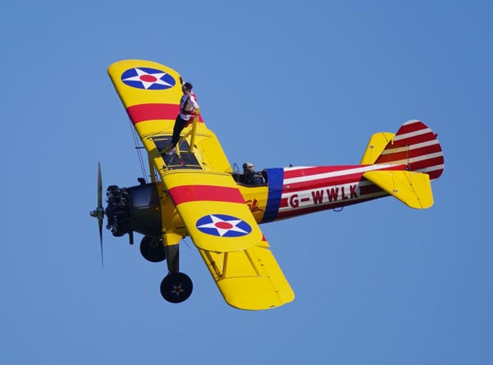 Shirley Ballas wing walk