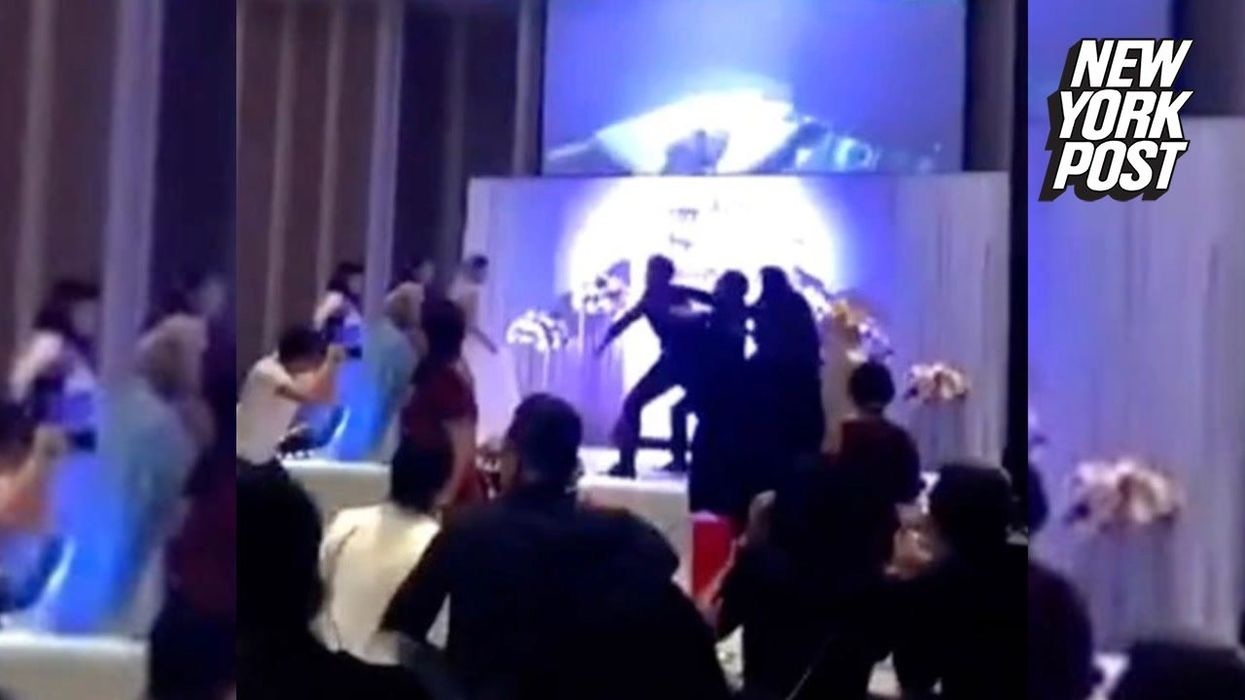 Groom exposes wife's affair with best man in furious wedding speech