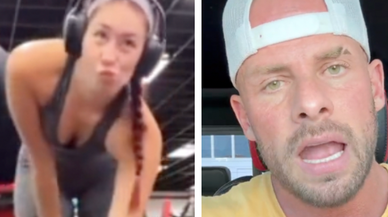 Woman calls out 'weirdos' after being criticised for filming strangers at a gym