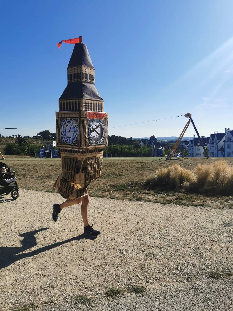 Big Ben strikes again at London Marathon as GP dons costume for charity