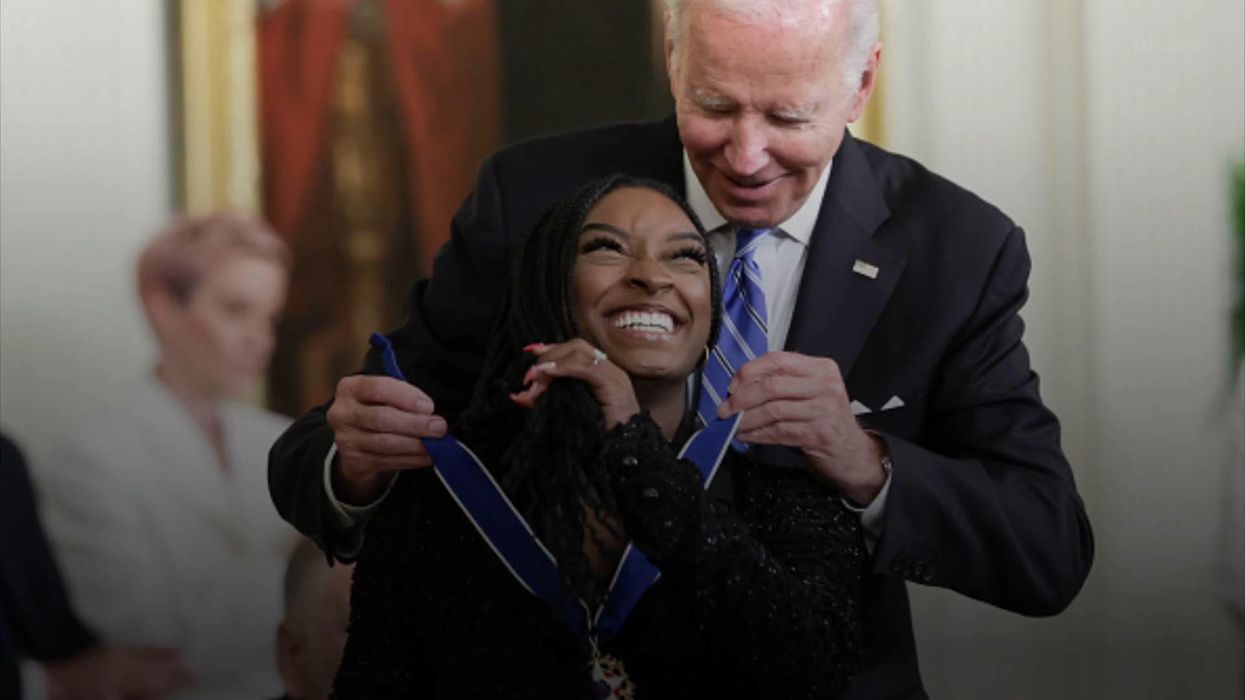 Flight attendant accidentally mistakes Simone Biles for a kid, offers her a colouring book