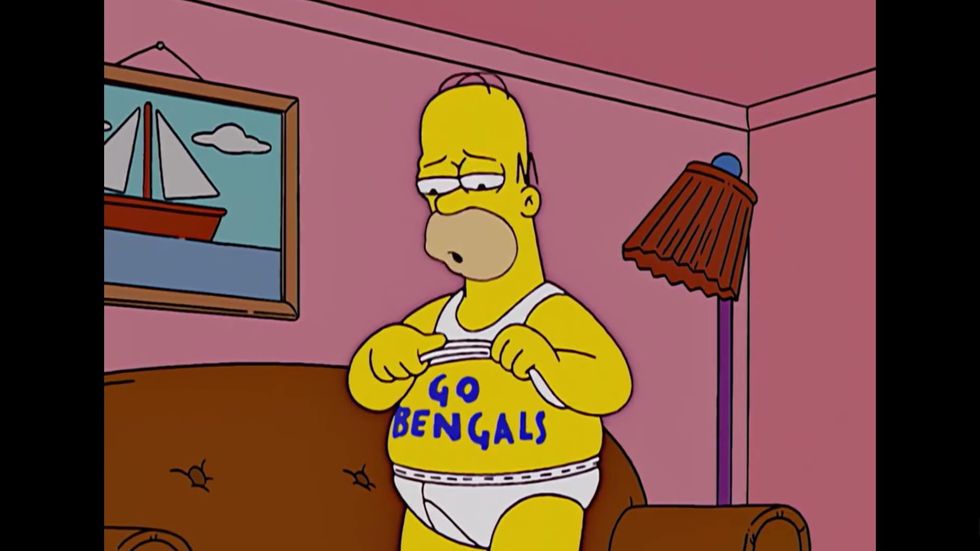simpsons bengals super bowl prediction