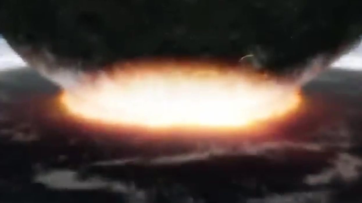 This is what it'd look like if the solar system's largest asteroid hit Earth