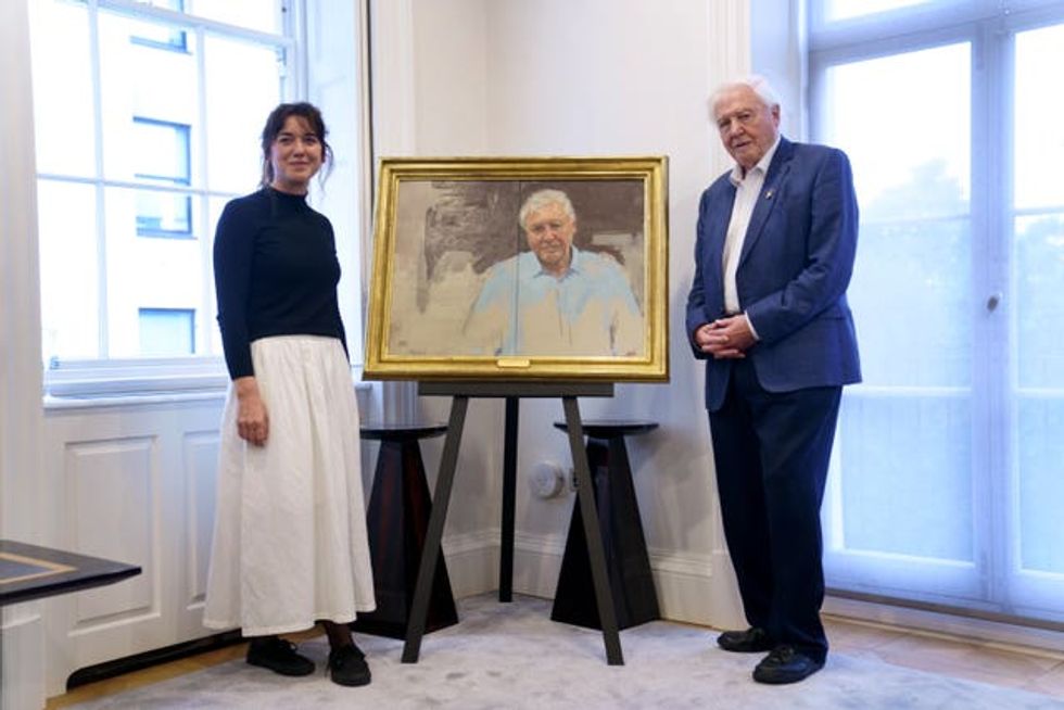 Sir David Attenborough portrait