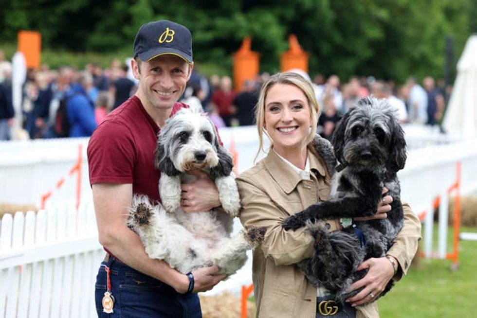 Sir Jason Kenny and Dame Laura Kenny at Goodwoof