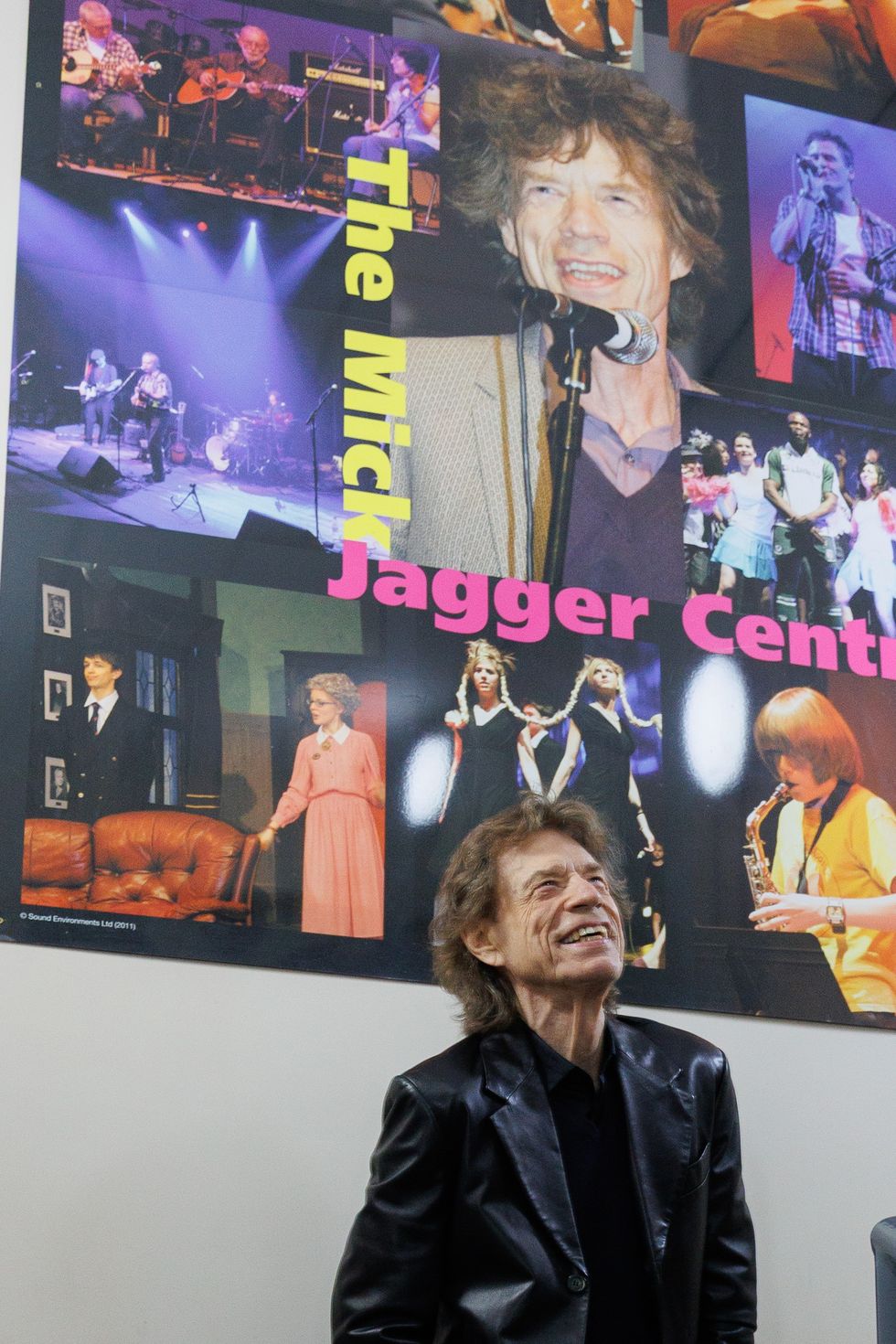 Sir Mick Jagger makes surprise visit to his old school