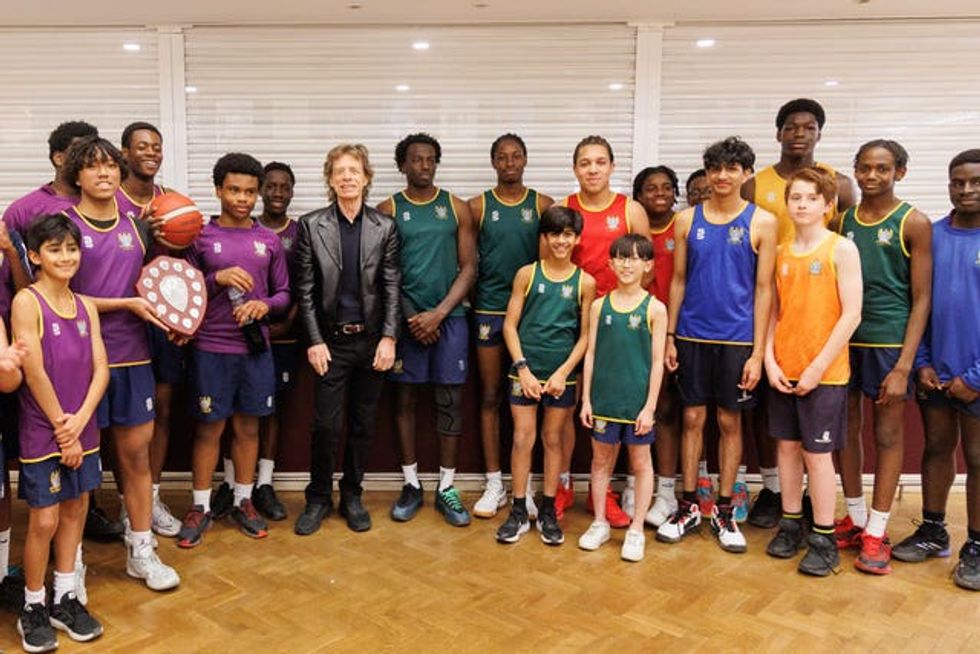 Sir Mick Jagger visits Dartford Grammar