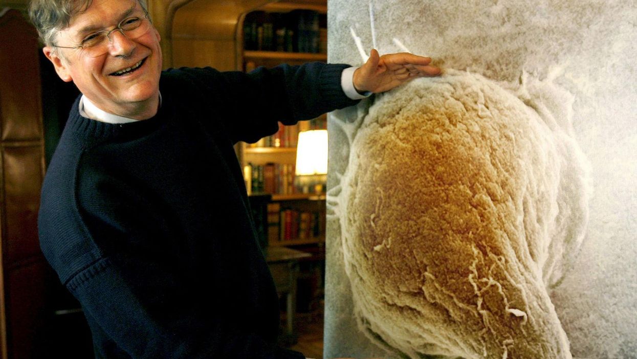 Sir Tim Hunt, winner of 2001 Nobel Prize for Medicine and Physiology