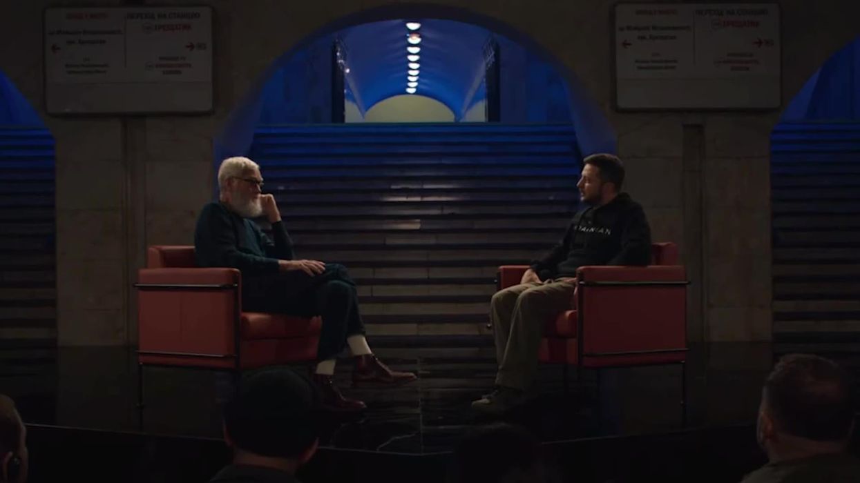 Sirens heard as Zelensky interviewed for Netflix special in Kyiv subway station