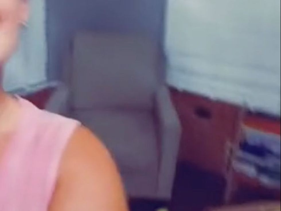 Six years later, Lexi still has the chair