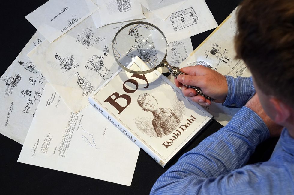 Roald Dahl sketches sell for almost £24,000 at auction