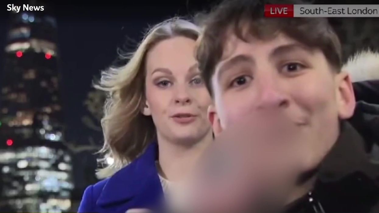 'F**k the feds': Sky News report cut short after passer-by swears down the camera